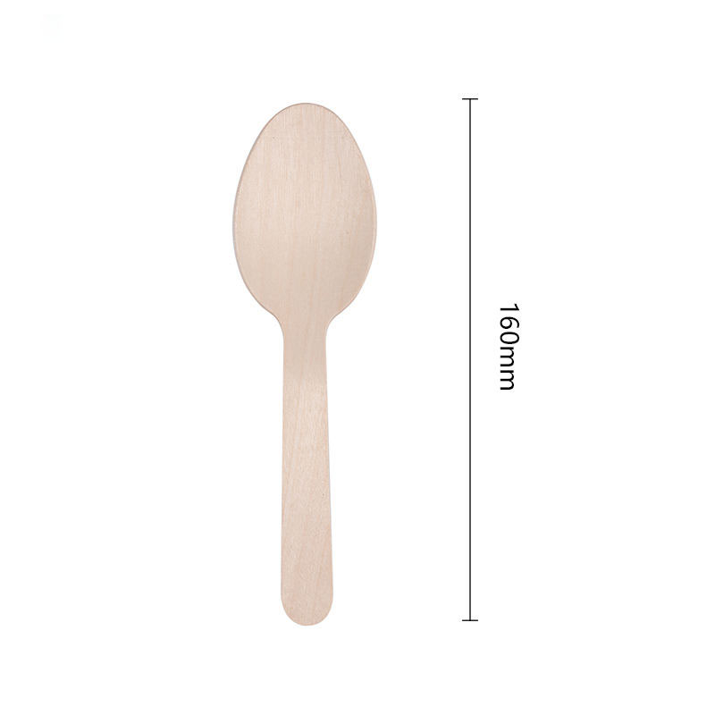 Disposable Wooden Spoon All Sizes - view 8