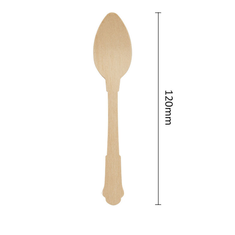 Disposable Wooden Spoon All Sizes - view 5