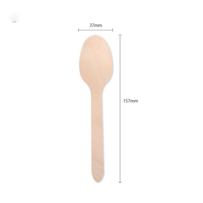 Disposable Wooden Spoon All Sizes - view 7