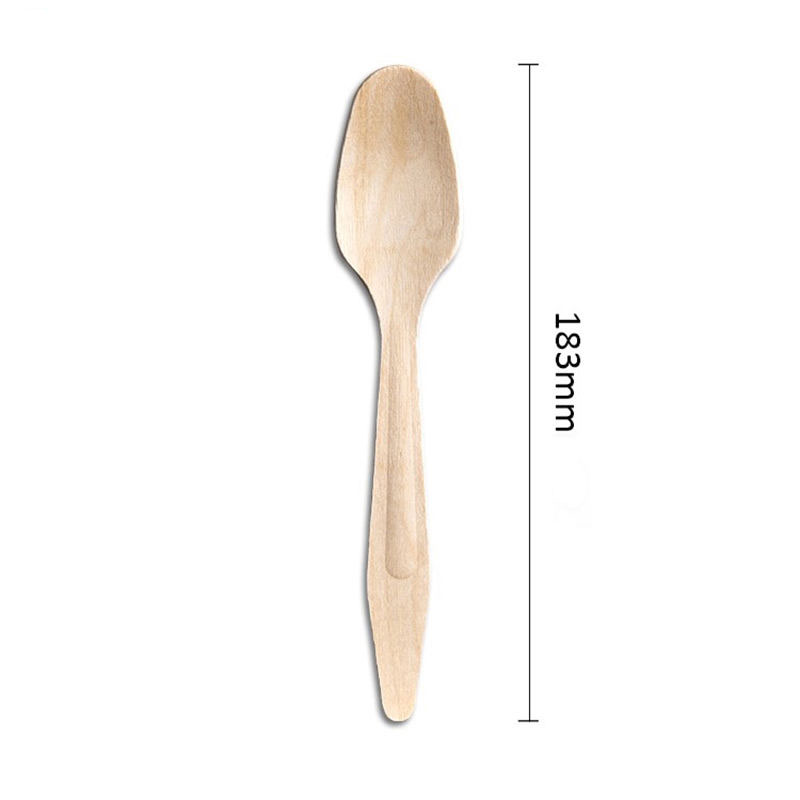 Disposable Wooden Spoon All Sizes - view 10