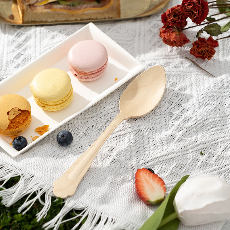 Disposable Wooden Spoon All Sizes - view 3