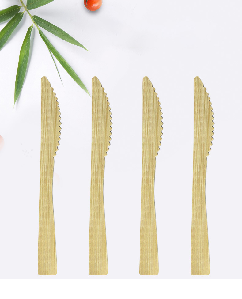 Disposable Bamboo Knife - view 4