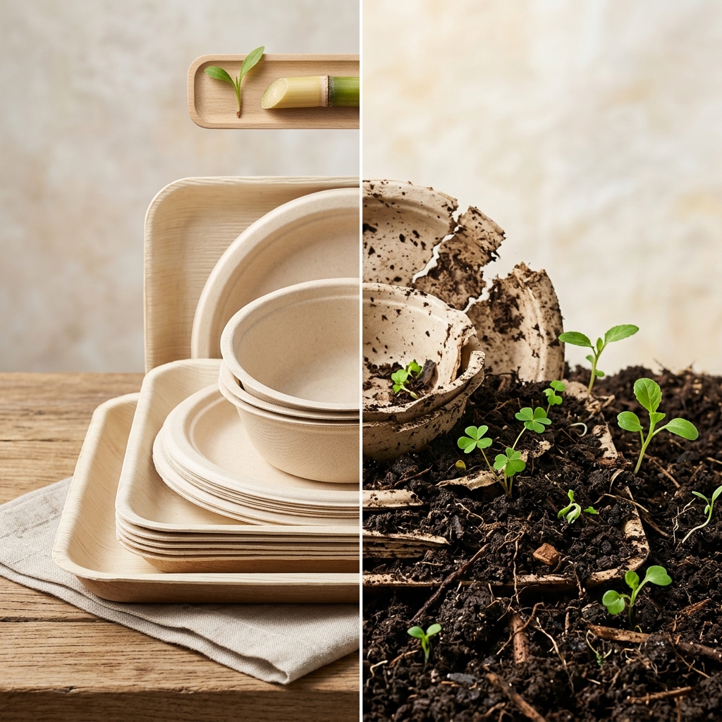 How Much Carbon Can You Save by Switching to Bagasse Plates?
