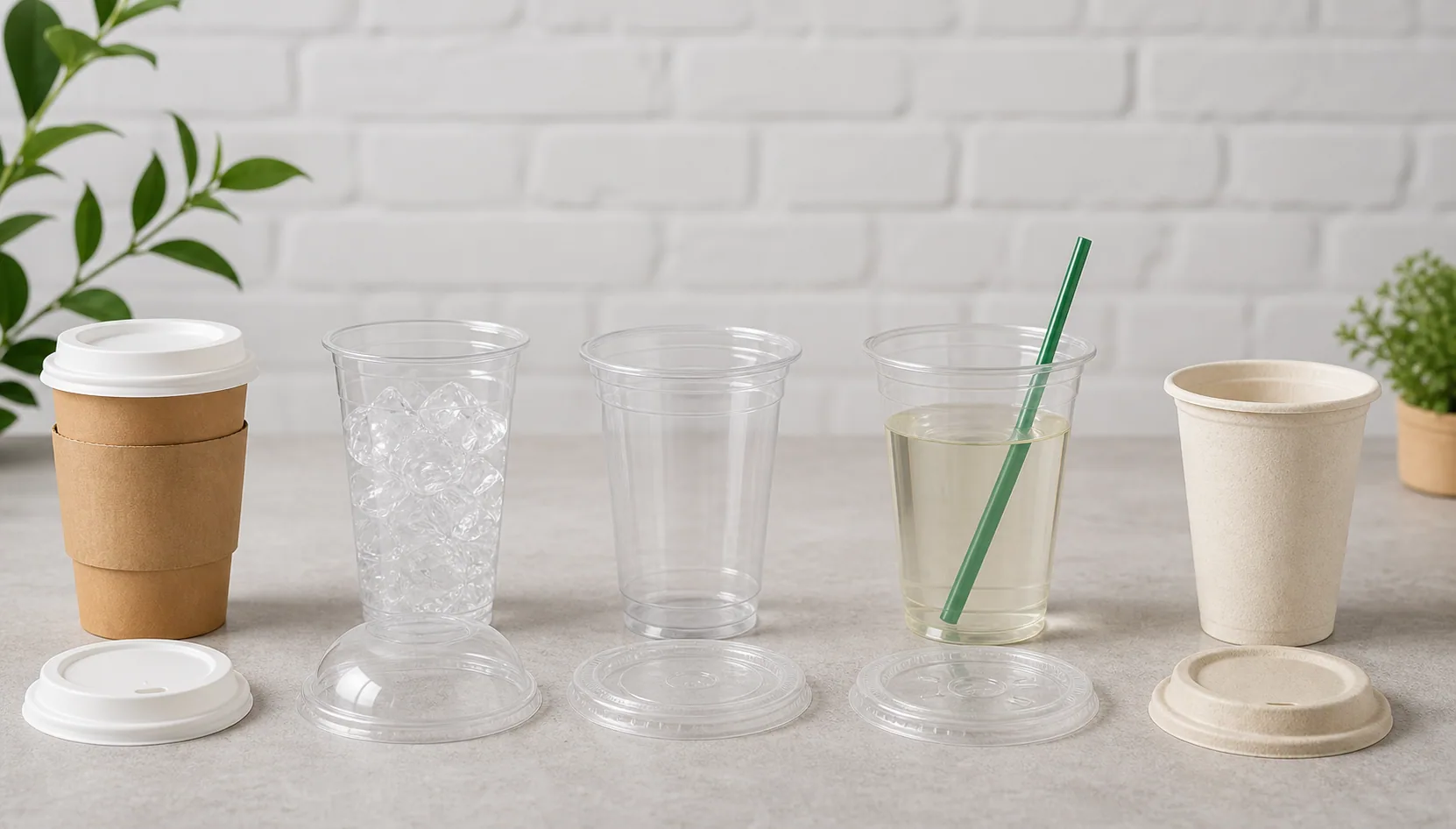 Types of Disposable Cups: Paper, PLA, PP, PET and Bagasse Compared